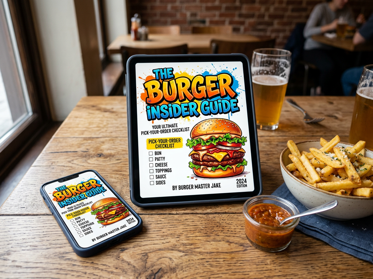 The Burger Insider Guide Ebook Mockup