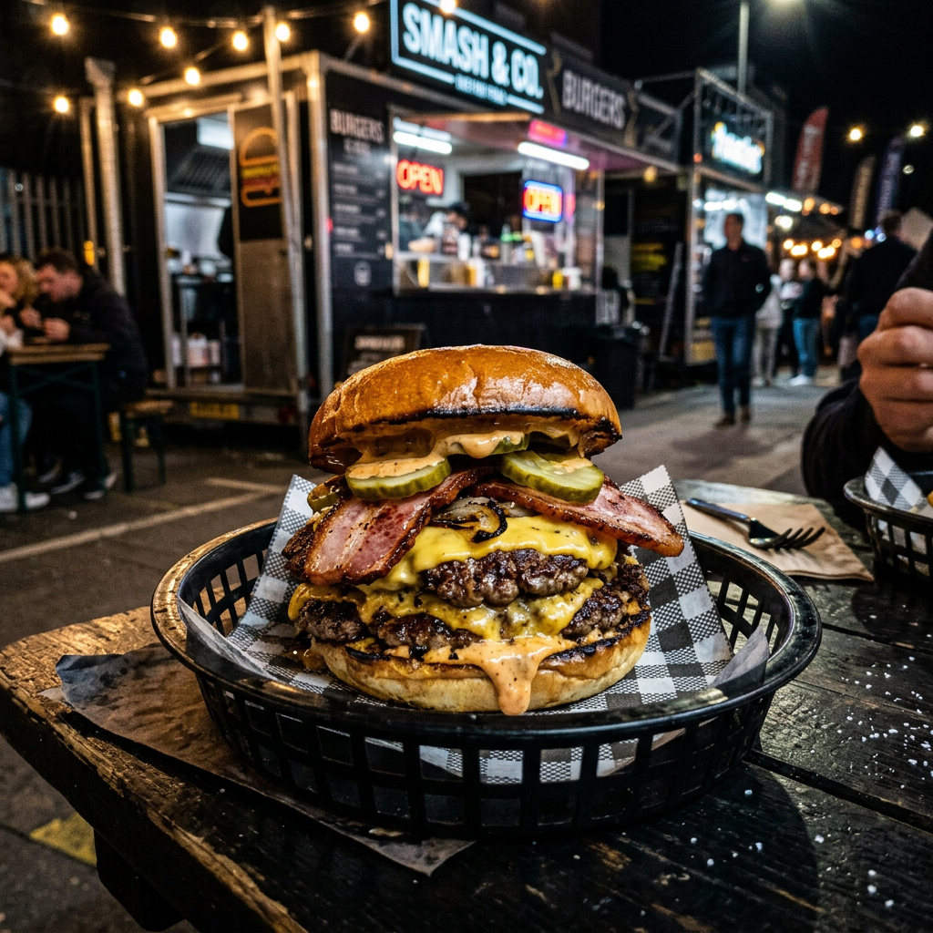 StreetStack Double Smash Burger